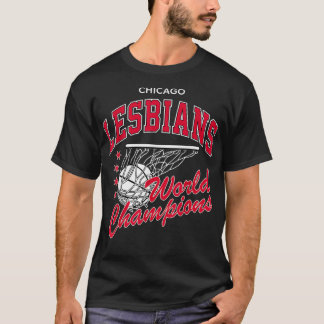 Lesbian Basketball Sports Chicago Athletic LGBTQ T-Shirt