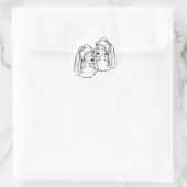 Lesbian Brides Gay Marriage Stickers (Tasche)