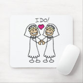 Lesbian Brides Mousepad (Mit Mouse)