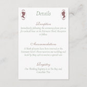 Lesbian Brides Regency Pink Roses Begleitkarte (Vorderseite)