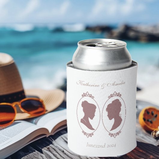 Lesbian Brides Regency Pink Roses Dosenkühler