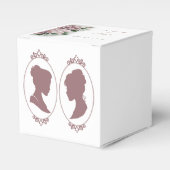 Lesbian Brides Regency Pink Roses Geschenkschachtel (Vorderseite)