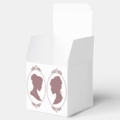 Lesbian Brides Regency Pink Roses Geschenkschachtel (Geöffnet)