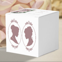 Lesbian Brides Regency Pink Roses Geschenkschachtel