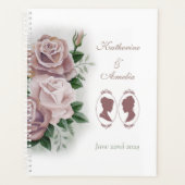 Lesbian Brides Regency Pink Roses Planer (Vorderseite)