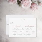 Lesbian Brides Regency Pink Roses RSVP Karte