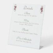 Lesbian Brides Regency Pink Roses Sockelschild (Vorderseite)