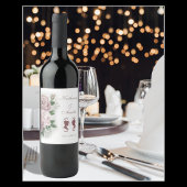 Lesbian Brides Regency Pink Roses Weinetikett