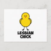 Lesbian Chick Postkarte (Vorderseite)