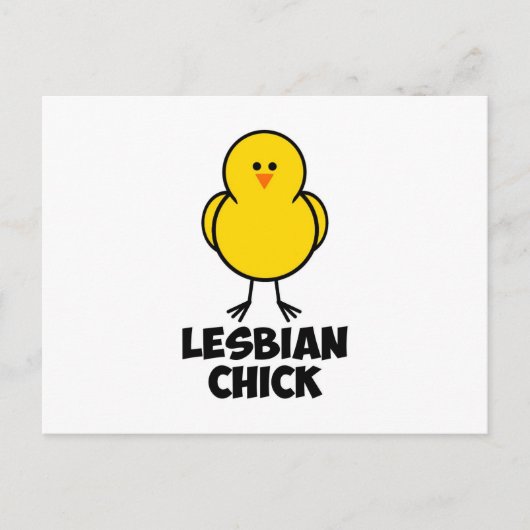 Lesbian Chick Postkarte (Vorderseite)