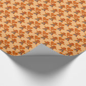 Lesbian Christmas Gingerbread Ladys Couple Geschenkpapier (Ecke)