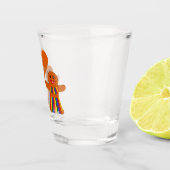 Lesbian Christmas Gingerbread Ladys Couple Schnapsglas (Rechts)