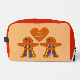 Lesbian Christmas Gingerbread Ladys Couple Waschbeutel