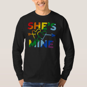 Lesbian Couple Sie ist meine, ich bin ihr Matching T-Shirt