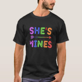 Lesbian Couple Sie ist meine, ich bin ihr Matching T-Shirt (Vorderseite)