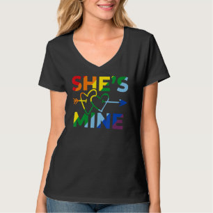 Lesbian Couple Sie ist meine, ich bin ihr Matching T-Shirt
