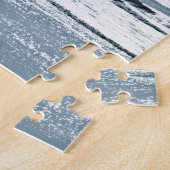 Lesbian Couple Walks Side by Side am Sandstrand Puzzle (Seite)
