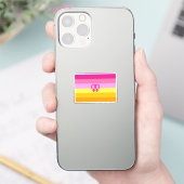 Lesbian Dawn Pride WLW Aufkleber (Telefon)