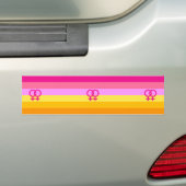 Lesbian Dawn Pride WLW Autoaufkleber (Auf Auto)