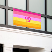 Lesbian Dawn Pride WLW Banner (Äußeres Gebäude)
