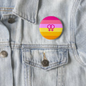 Lesbian Dawn Pride WLW Button (Beispiel)