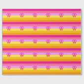 Lesbian Dawn Pride WLW Geschenkpapier (Flach)