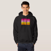 Lesbian Dawn Pride WLW Hoodie (Vorne ganz)