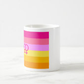 Lesbian Dawn Pride WLW Kaffeetasse (Mittel)