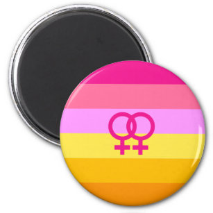 Lesbian Dawn Pride WLW Magnet