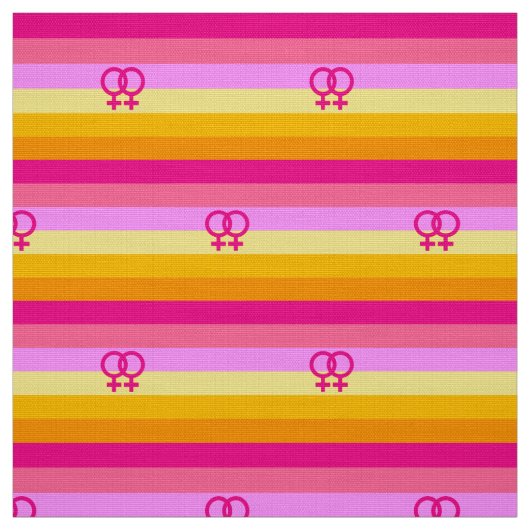 Lesbian Dawn Pride WLW Stoff (Muster)