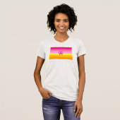 Lesbian Dawn Pride WLW T-Shirt (Vorne ganz)