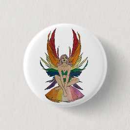 Lesbian Faerie  Button