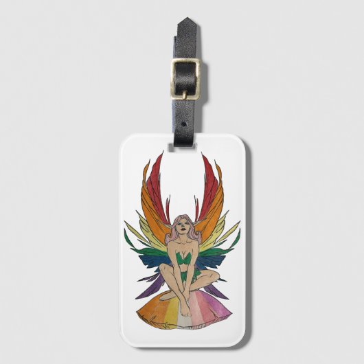 Lesbian Faerie Gepäckanhänger (Vorderseite Vertikal)