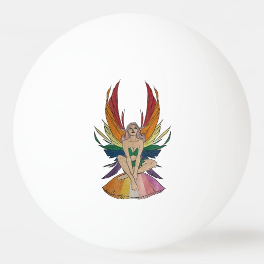Lesbian Faerie  Tischtennisball (Vorderseite)