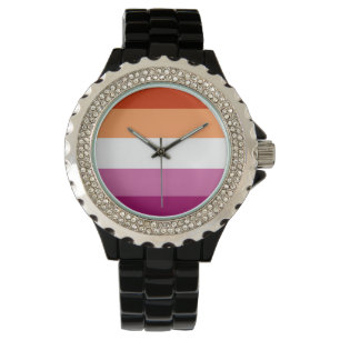 Lesbian Flag Armbanduhr