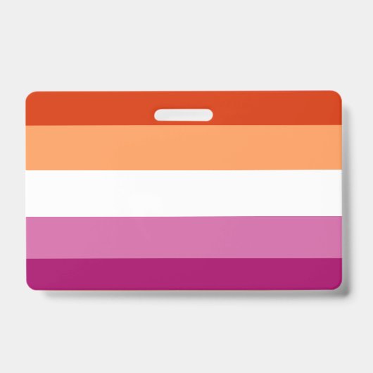 Lesbian Flag Ausweis (Vorderseite)