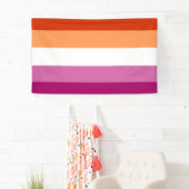 Lesbian Flag Banner (Insitu)