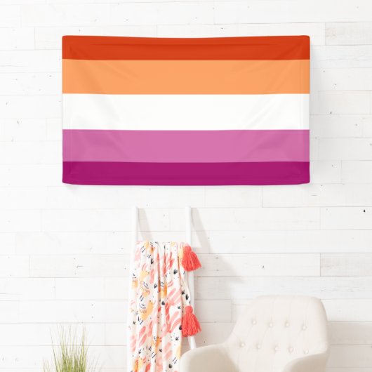 Lesbian Flag Banner (Insitu)