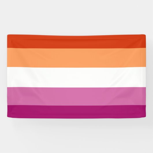 Lesbian Flag Banner (Horizontal)