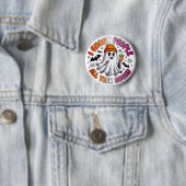 Lesbian Funny Halloween - Ich Ghost People Button (Beispiel)