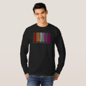 Lesbian Gay Barcode Pride Washington DC Que Aest T-Shirt (Vorne ganz)