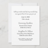 Lesbian Gay Wedding Einladung zwei Brides Silver (Rückseite)