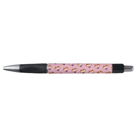 Lesbian Heart Pattern Pen Kugelschreiber (Vorderseite)