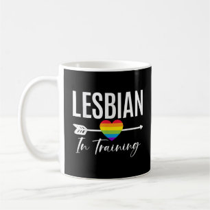 Lesbian im Training Funny Lesbian Kaffeetasse