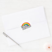 LESBIAN INSGESAMT RUNDER AUFKLEBER (Umschlag)