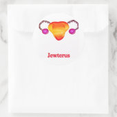 Lesbian Jewterus Runder Aufkleber (Tasche)