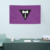Lesbian Labrys Pride Flag Banner (Messeveranstaltung)