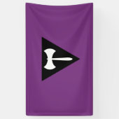 Lesbian Labrys Pride Flag Banner (Vertikal)
