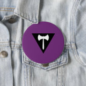 Lesbian Labrys Pride Flag Button (Beispiel)