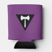 Lesbian Labrys Pride Flag Dosenkühler (Rückseite)